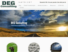 Tablet Screenshot of degconsulting.net